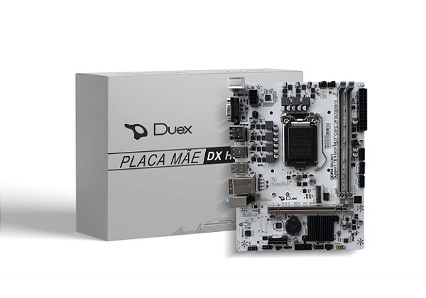 Placa Mãe Duex DX H510 PRO M.2 Intel LGA 1200 DDR4 Branca