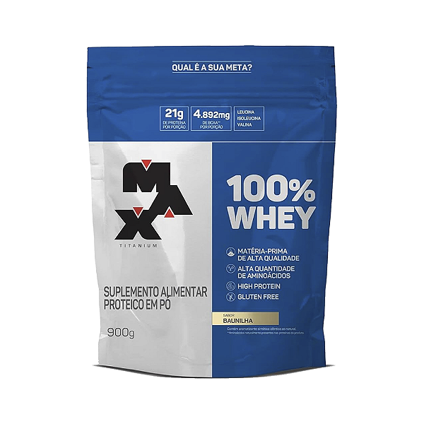 100% WHEY REFIL 900G