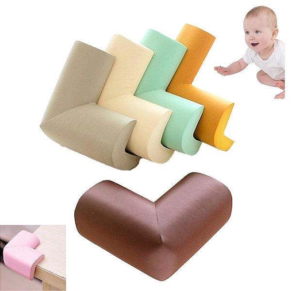 Protetor De Quina Cantoneira Canto Para Móveis Protege Bebê Proteger Criança Infantil