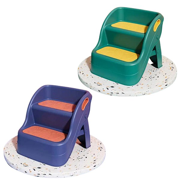 Degrau Antiderrapante Retrátil Para Crianças Bebes Escadinha Segurança Praticidade Durabilidade Conforto Infantil