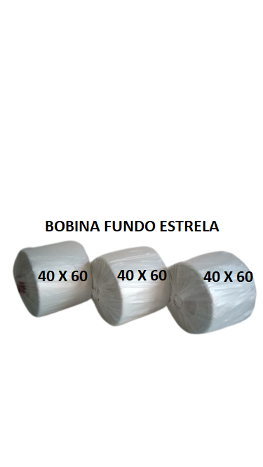 BOBINA  FUNDO  ESTRELA  40X60 (UNID)