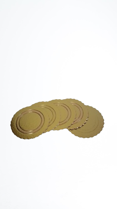 CAKE BOARD OURO 14 CM  - C/10