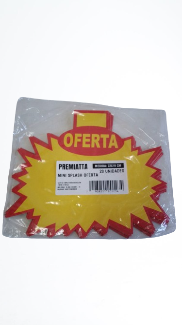 CARTAO MINI SPLASH OFERTA 22X19   C/20 UNID.