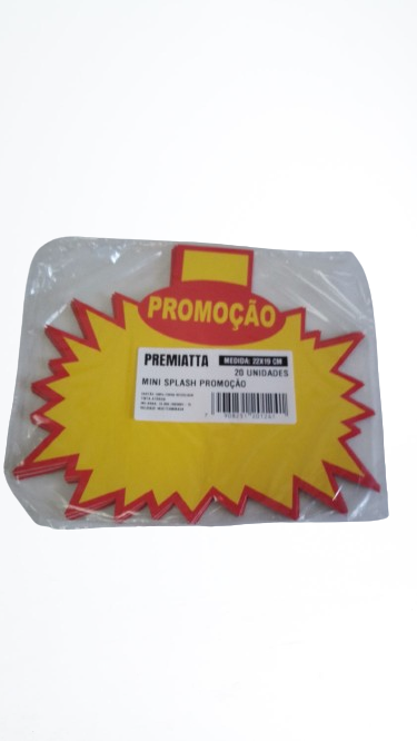 CARTAO MINI SPLASH PROMOÇAO  22X19   C/20 UNID.