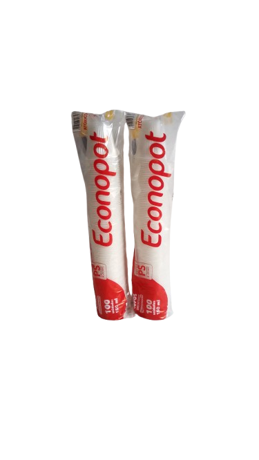 COPO PLASTICO  150  ML   C/100 UNID.  PCT