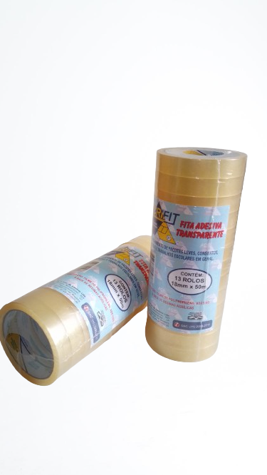 FITA ADESIVA 18X50   C/13  UNID.   PCT