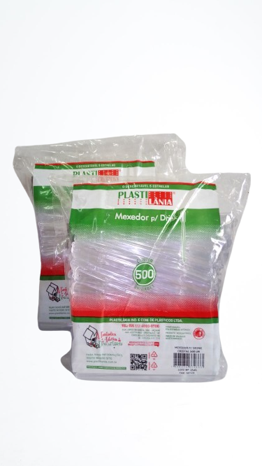 PLASTILANIA MEXEDOR P/ DRINK  C/500 UNID.  PCT