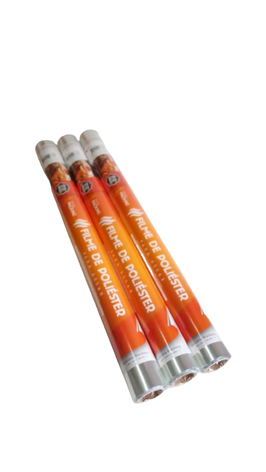 FILME DE POLIESTER  (PET 18) BOB. 60X50  MTS  UNID.