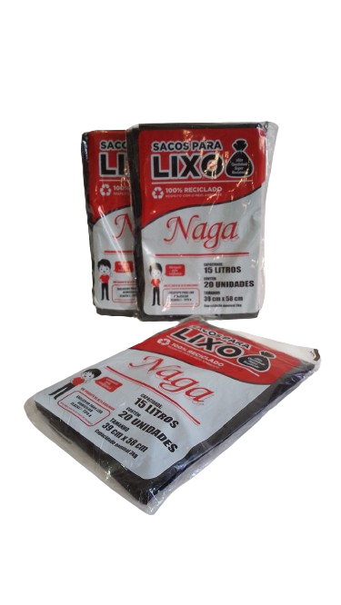 SACO LIXO 15 LTS  NAGA   PCT
