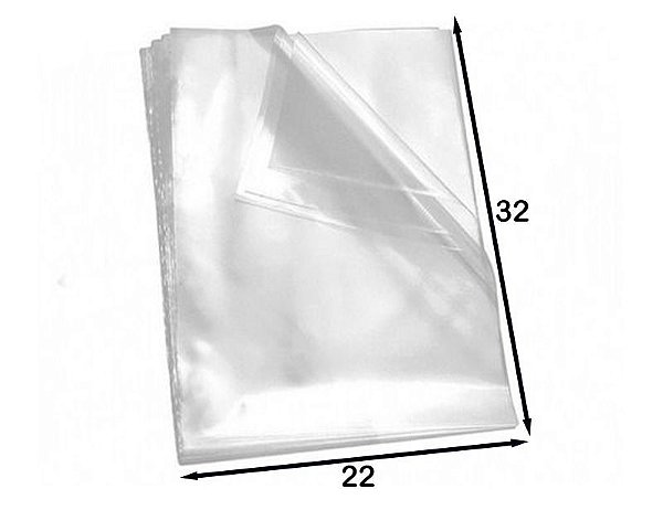 SACO PLASTICO  VIRGEM PP 22X32   0,6  (1 kg)