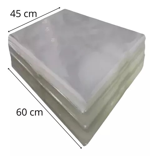 SACO PLASTICO  VIRGEM PP 45X60   0,6     (1 kg)