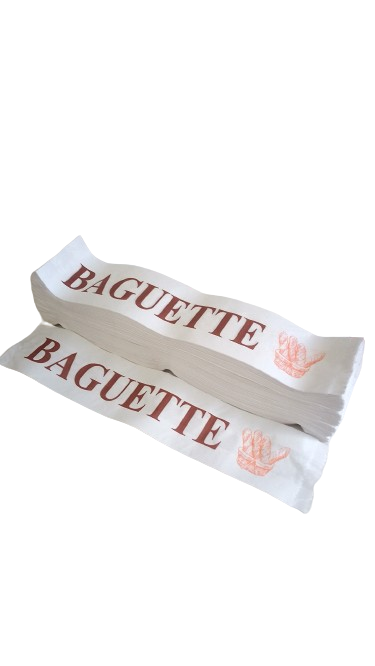 SACO PAPEL KRAFT BRANCO BAGUETTE  02   C/500 UNID.  PCT