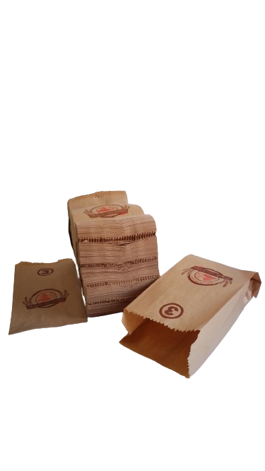 SACO PAPEL KRAFT NATURAL  1/5  KG  C/500 UNID.  (PAES E DOCES)  PCT