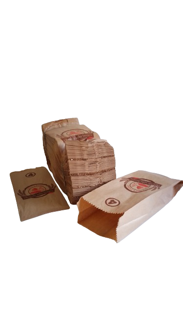 Saco de papel kraft natural 02 KG C/500 unid. (PAES E DOCES)