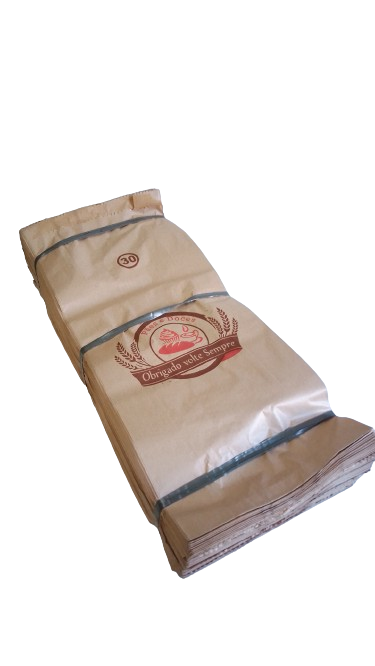 SACO PAPEL KRAFT NATURAL  15 KG  C/500 UNID.  (PAES E DOCES)  PCT /  GR. 35