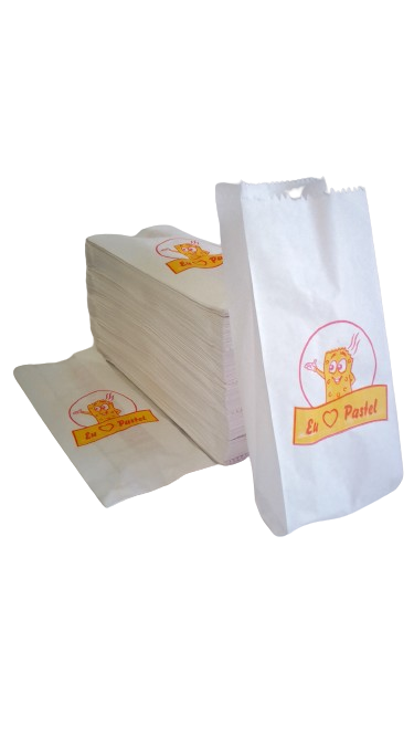 SACO  PARA PASTEL KRAFT BRANCO   01 KG  C/500 UNID.  PCT   / Gr. 35