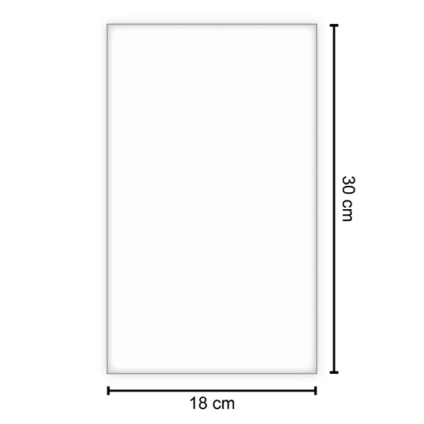 SACO PLASTICO VIRGEM P.E  18X30  ESP. 0,6   C/ 01 KG   PCT