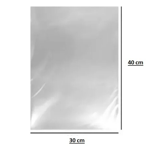 SACO PLASTICO VIRGEM P.E  30x40   ESP. 0,10    C/ 01 KG   PCT