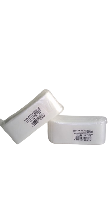 SACO PLASTICO VIRGEM  P.E   05x24 C/1000  UNID.    PCT
