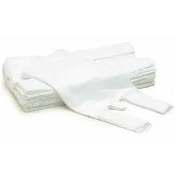 SACOLA PLASTICA  BRANCA VIRGEM 60X80  C/ 5 KG     PCT