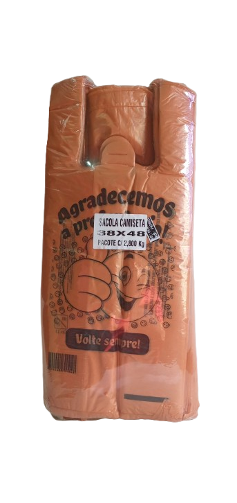 SACOLA VOLTE SEMPRE  (VS )  LARANJA 38X48  PCT C/2.800 KG