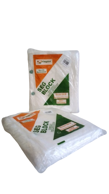 SEGPLAST SACO PLASTICO  BLOCADO 35X45   (MILHEIRO)