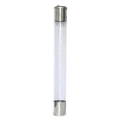 DISPENSER PARA COPO CAFE -TRANSPARENTE C/PONTEIRA INOX   UNID.  (6706)