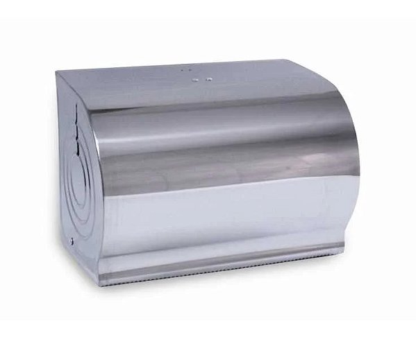 TOALHEIRO P/ TOALHA BOBINA 20CMX100 MTS EM AÇO INOX   UNID.  (6710)