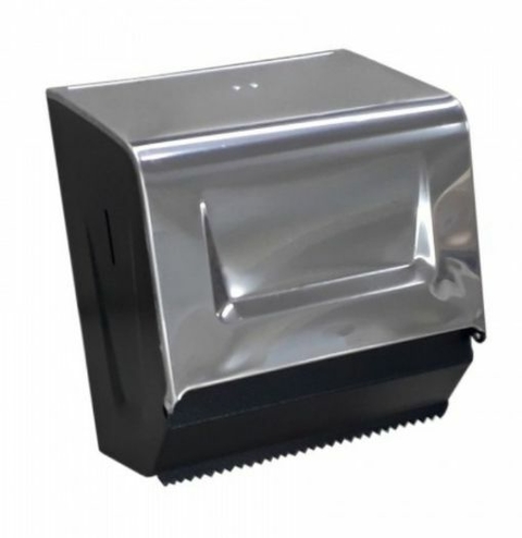 TOALHEIRO P/ TOALHA BOBINA 20CMX200 MTS EM AÇO INOX   UNID.  (6709)