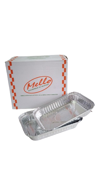 MELLO BANDEJA  ALUMINIO  M184  (1500 ml)  C/100 UNID.  CAIXA