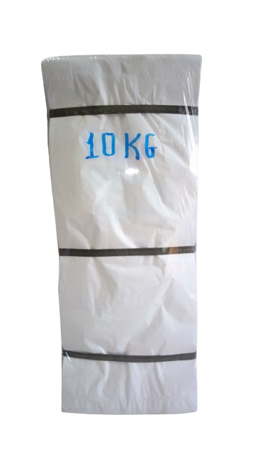 SACO PAPEL KRAFT BCO  10 KG C/500 UNID. PCT  (SEM IMPRESSAO)