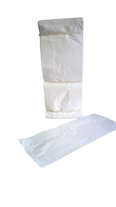 SACO PAPEL KRAFT BCO  15 KG C/500 UNID. PCT  (SEM IMPRESSAO) GR. 35