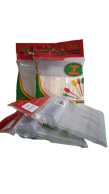 MAXPLASTIC COLHER SOBREMESA CRISTAL  C/50 UNID.   PCT