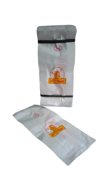 SACO  PARA PASTEL KRAFT BRANCO   03 KG  C/500 UNID.  PCT