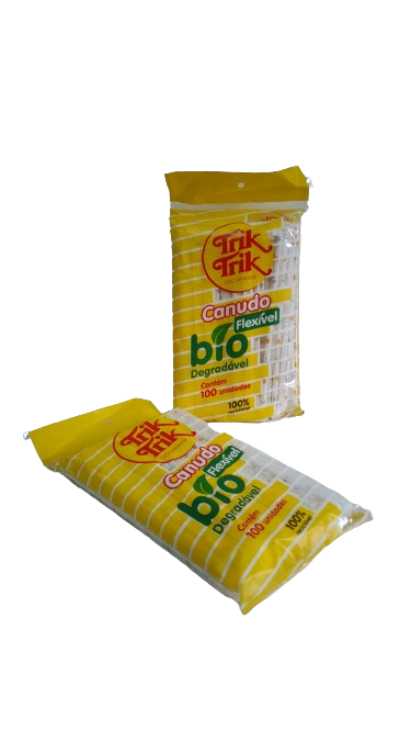 TRIK CANUDO BIODEGRADAVEL FLEX C/100  UNID.  PCT