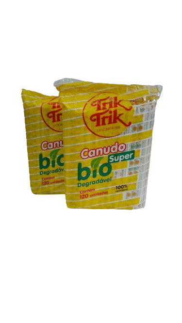 TRIK CANUDO BIODEGRADAVEL SUPER  C/120 UNID.  PCT