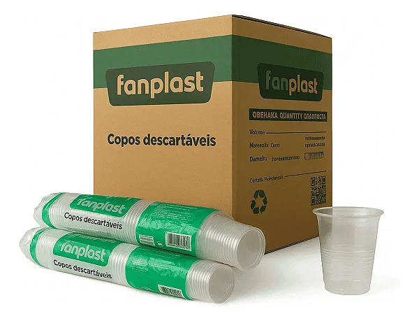 FONPLAST COPO PLASTICO 180 ML c/2500 unid. (25x100)