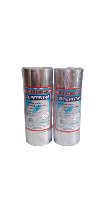 FITA ADESIVA METALIZADA  48X50   C/05  UNID.  PCT