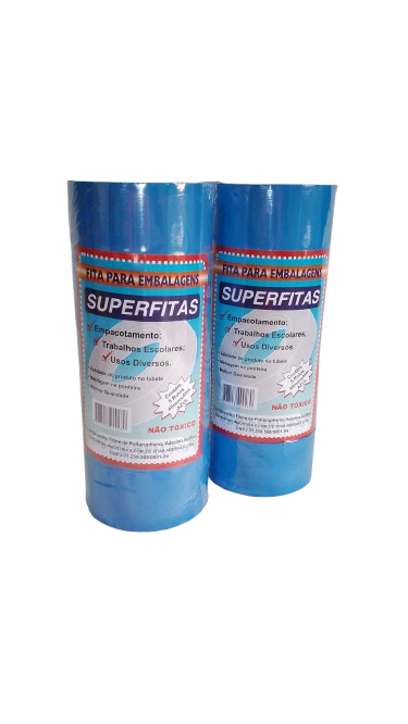 FITA ADESIVA 45X40  AZUL   C/05 UNID.    PCT