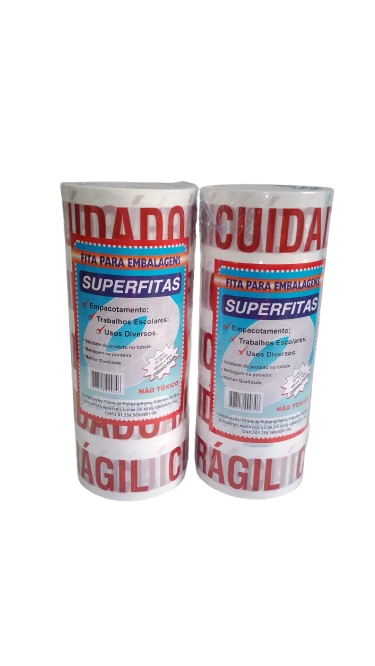 FITA ADESIVA CUIDADO FRAGIL   48X50   C/05  UNID.  PCT