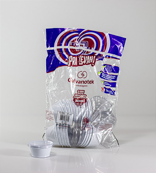 GALVANOTEK G 695SF/ POTE REDONDO 30 ML C/20 UNID. PCT