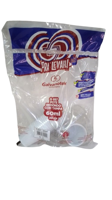 GALVANOTEK G 697SF/ POTE REDONDO 60 ML C/20 UNID. PCT