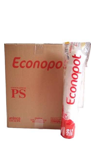COPO PLASTICO  150 ML  c/2500  unid. (25x100)