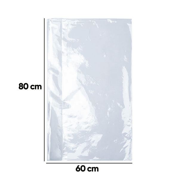 SACO PLASTICO VIRGEM P.E  60X80   ESP. 0,12    C/ 01 KG   PCT