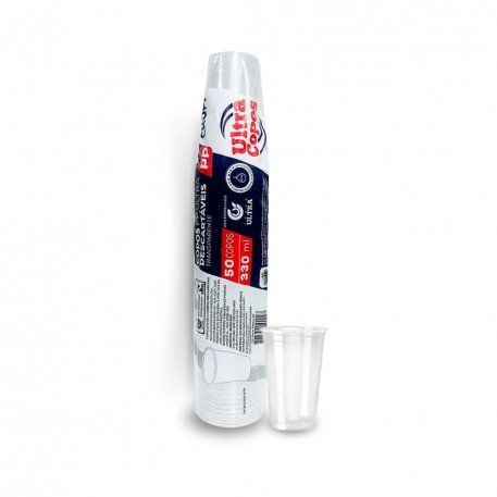 ULTRA  COPO PLASTICO PP  330 ML C/50 UNID. PCT