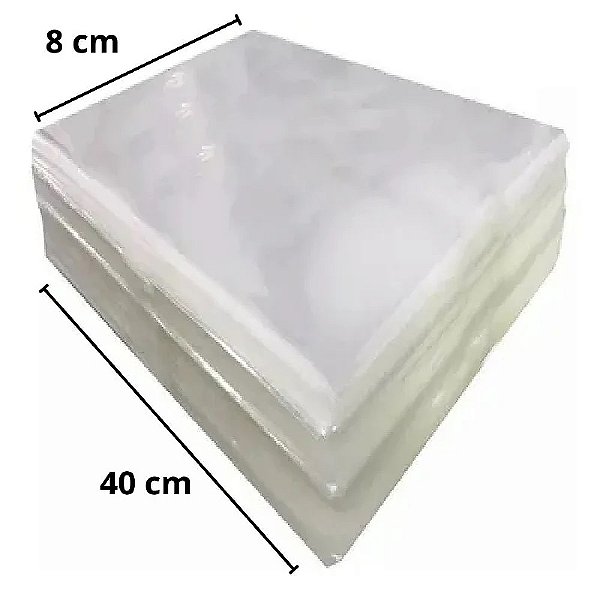 SACO PLASTICO  VIRGEM PP 08X40   0,6   (1 kg)