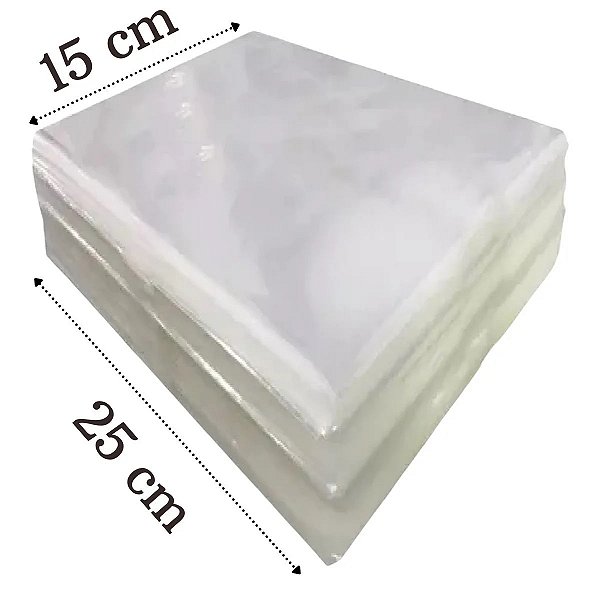 SACO PLASTICO  VIRGEM PP 15X25   0,8   (1 kg)
