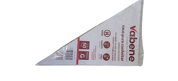 SACO DE CONFEITEIRO GRANDE 38X27 CM  C/50 UNID.  PCT
