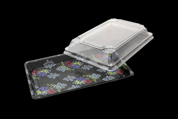 STARPACK CJ SUSHI 2 PET PRETO C/100 INID. CAIXA