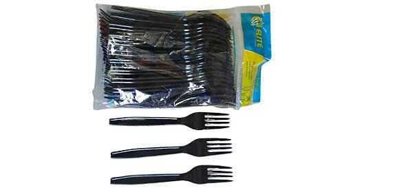 ELITE  GARFO  MASTER PRETO EXTRA FORTE C/50 UNID. PCT
